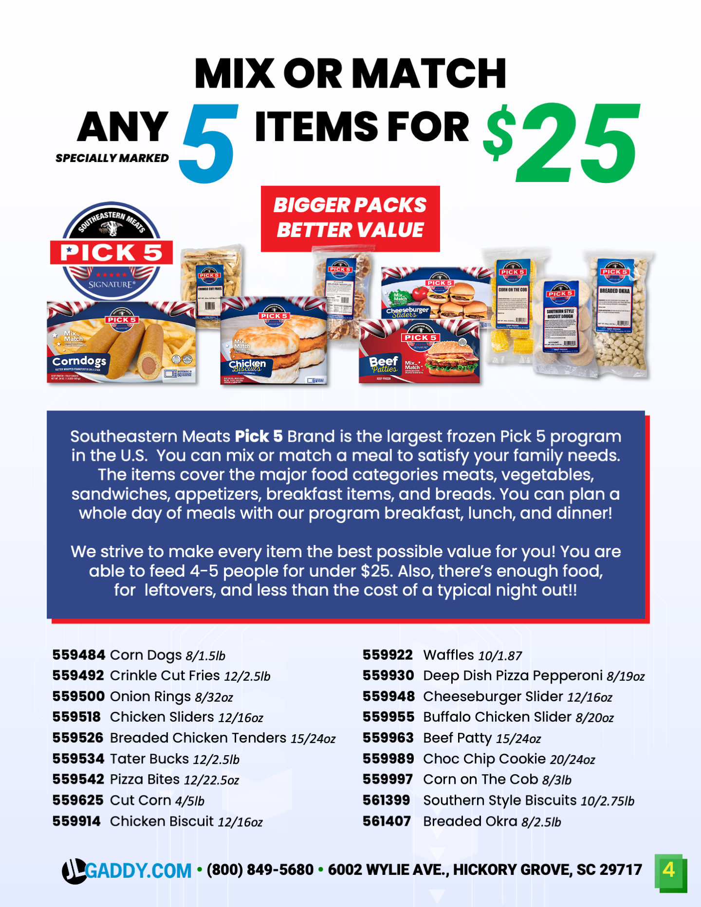 JL Gaddy SuperSaver JL Gaddy